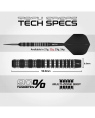 Red Dragon Sable Parallel Barrel Switch Point Darts