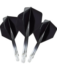 Unicorn Forge Two Tone Flights Clear & Black