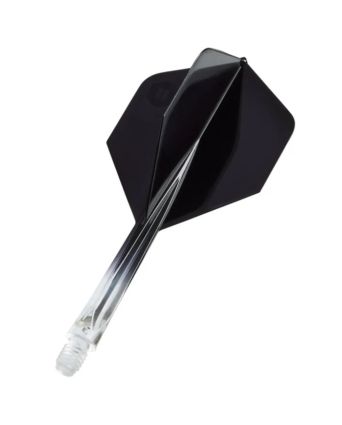 Unicorn Forge Two Tone Flights Clear & Black