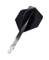 Unicorn Forge Two Tone Flights Clear & Black