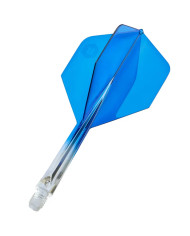 Unicorn Forge Two Tone Flights Clear & Blue
