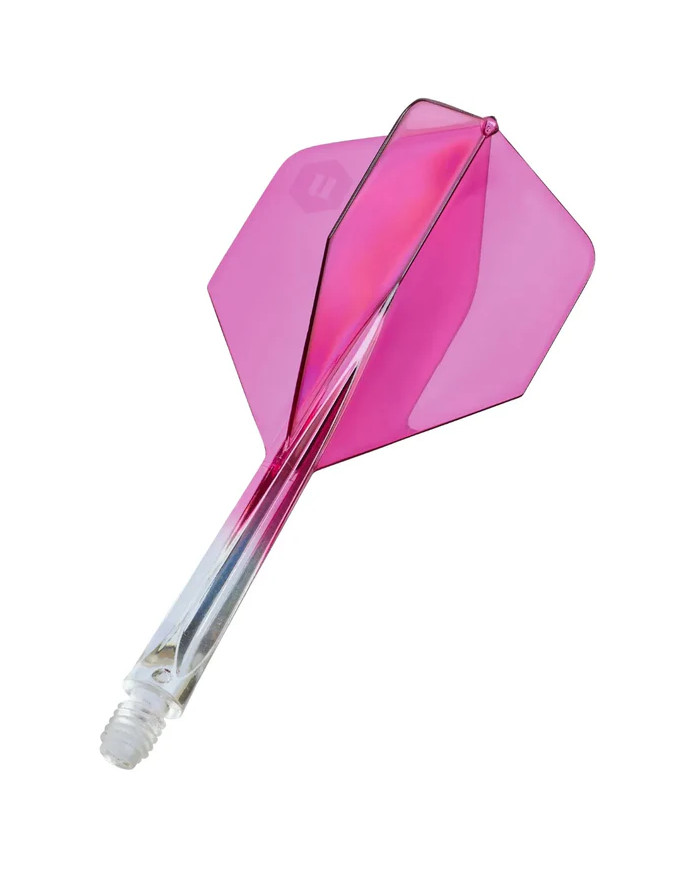 Unicorn Forge Two Tone Flights Clear & Pink