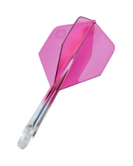 Unicorn Forge Two Tone Flights Clear & Pink