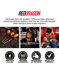 Red Dragon Furnace 90% Tungsten Core Steel Tip Darts