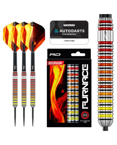 Red Dragon Furnace 90% Tungsten Core Steel Tip Darts