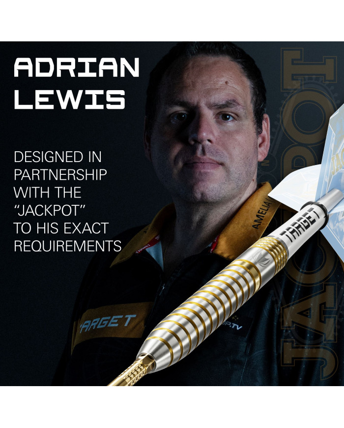 Target Adrian Lewis Showdown 95% Tungsten 25g Steel Tip Darts 2026