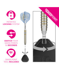Target Adrian Lewis Showdown 95% Tungsten 25g Steel Tip Darts 2026