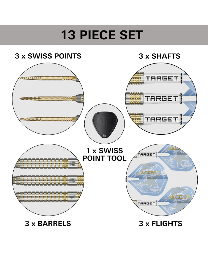 Target Adrian Lewis Showdown 95% Tungsten 25g Steel Tip Darts 2026