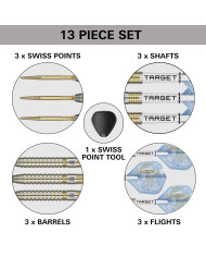 Target Adrian Lewis Showdown 95% Tungsten 25g Steel Tip Darts 2026