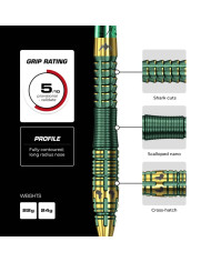Mission Devon Petersen R2.5 Darts Steel Tip - 95% Tungsten