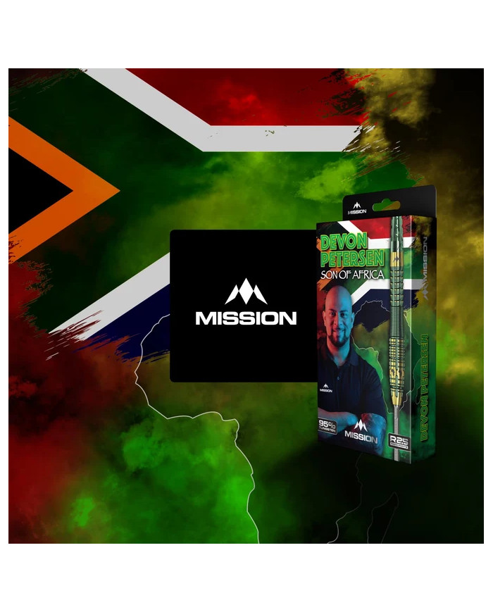 Mission Devon Petersen R2.5 Darts Steel Tip - 95% Tungsten