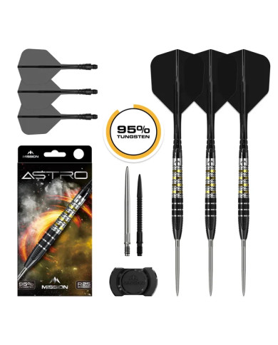 Mission Astro R2.5 Darts Steel Tip - 95% Tungsten