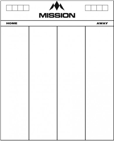 Mission Dry Wipe Scoreboard Whiteboard