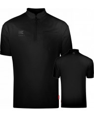 Target Cool Play Collarless Dart Shirt - Black / Black