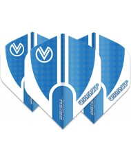 Winmau Prism Alpha Vincent Van Der Voort Flights - Blue & White Lines