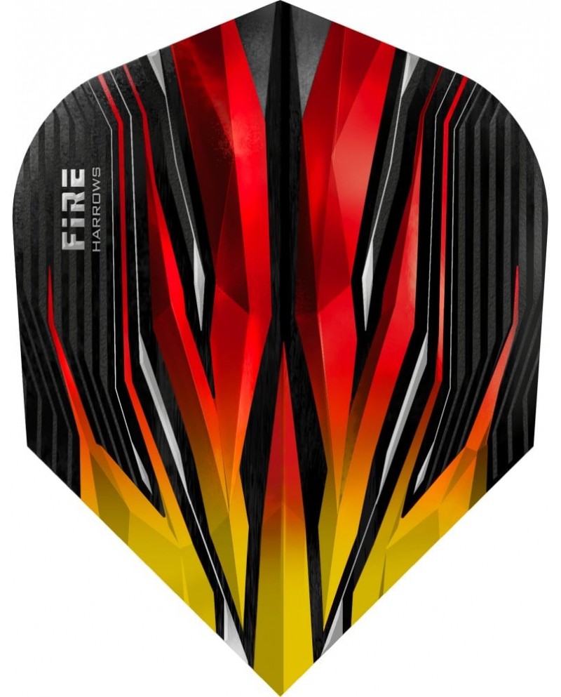 Harrows Fire Standard Flights Red & Yellow
