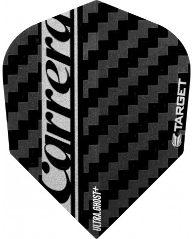 Target Carrera Ghost with Chevron Grip - No6 - Silver Flights