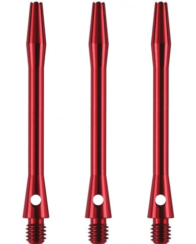 Designa Anodised Aluminium Shafts Red