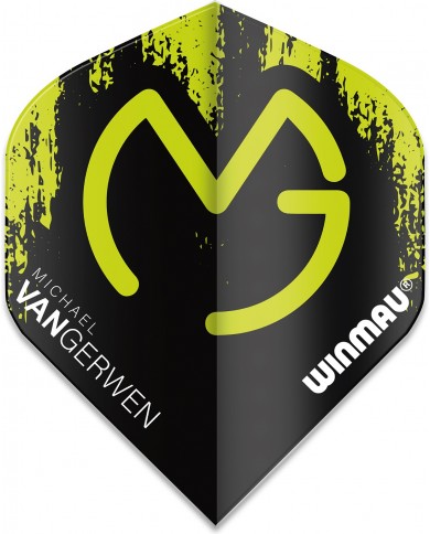 Winmau Mega Standard MvG Green & Black