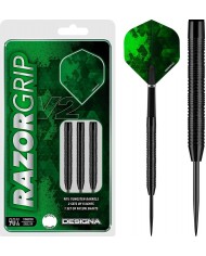 Designa Razor Grip V2 Black Darts - M3