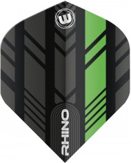 Winmau Rhino Standard Flights - Black & Green