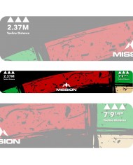 Mission Throw Line Oche Sticker - Double Top