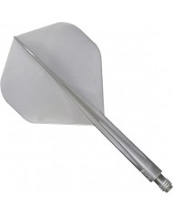 Condor AXE Metallic Dart Flights Standard Pearl Silver