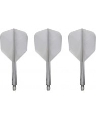 Condor AXE Metallic Dart Flights Small Pearl Silver