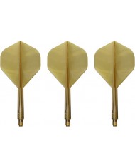 Condor AXE Metallic Dart Flights Standard Gold
