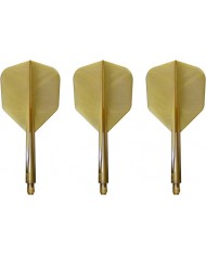 Condor AXE Metallic Dart Flights Small Gold