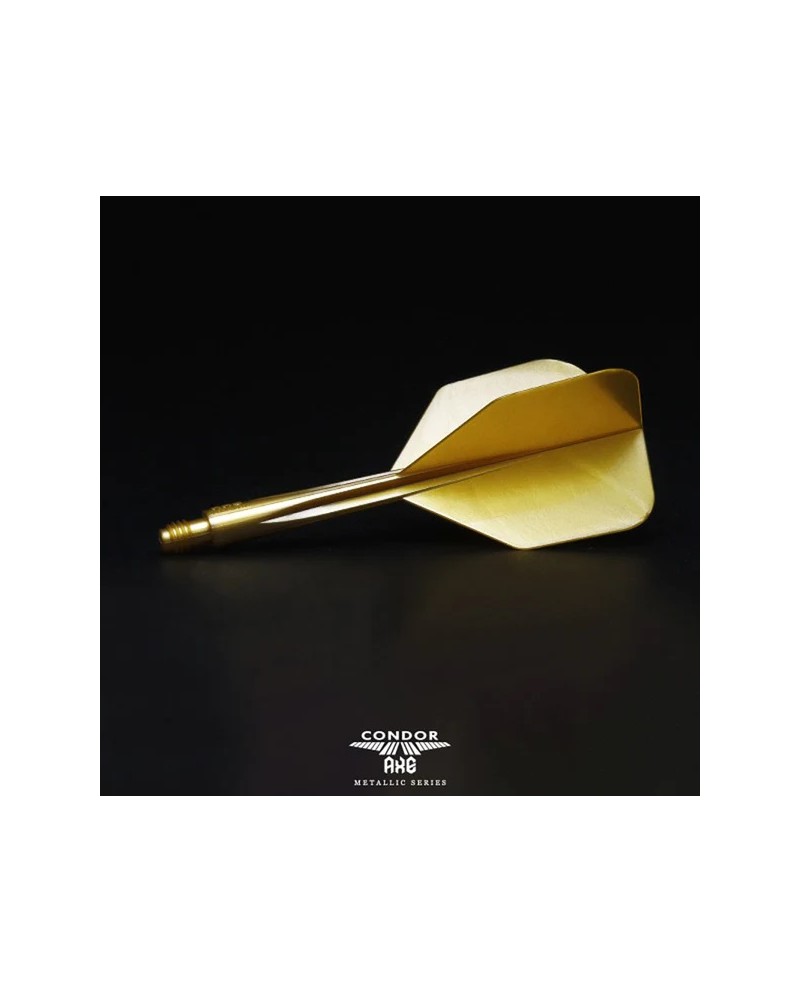 Condor AXE Metallic Dart Flights Small Gold
