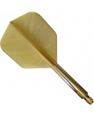 Condor AXE Metallic Dart Flights Small Gold