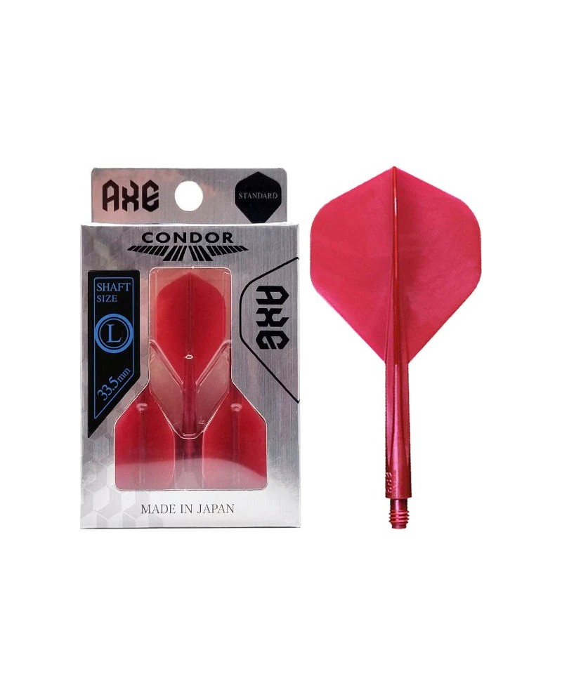 Condor AXE Metallic Dart Flights Standard Red