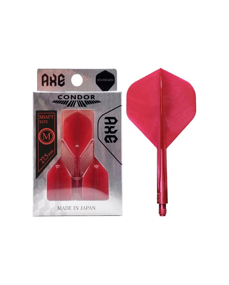 Condor AXE Metallic Dart Flights Standard Red