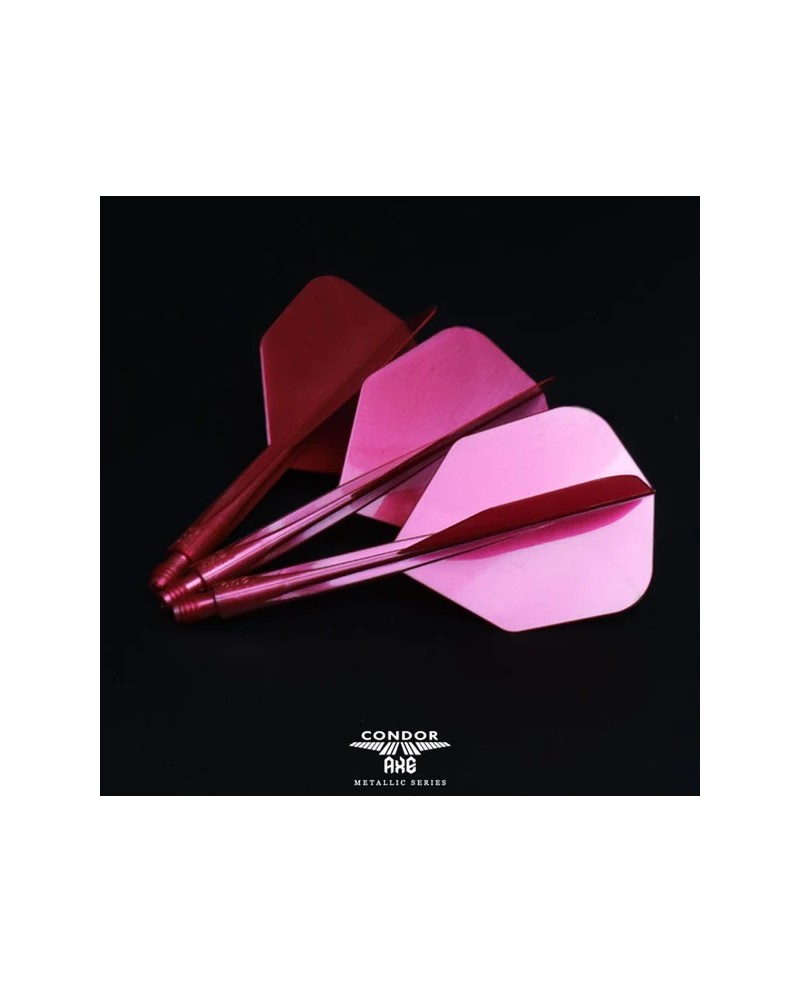 Condor AXE Metallic Dart Flights Small Red