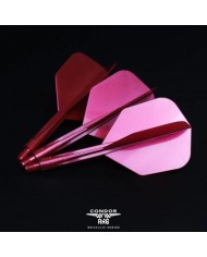 Condor AXE Metallic Dart Flights Small Red