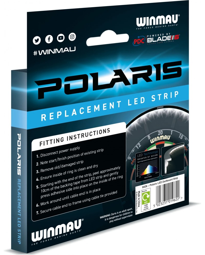 Winmau Polaris Replacement LED Light Strip