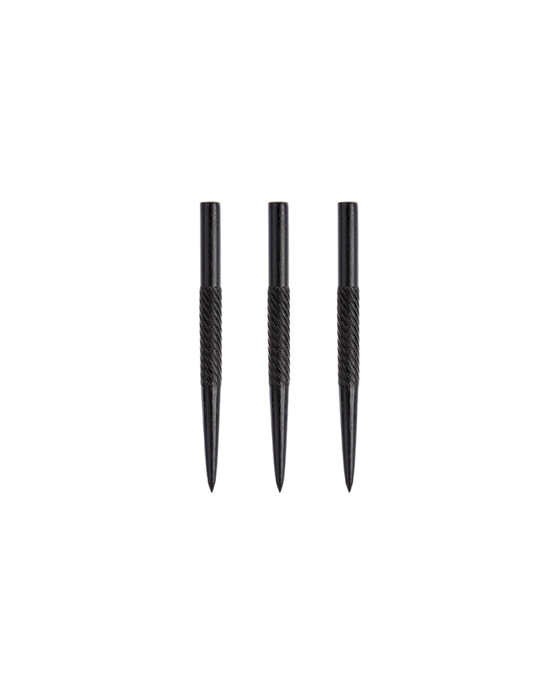 Winmau Knurled Points Black 32mm