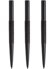 Winmau Knurled Points Black 32mm