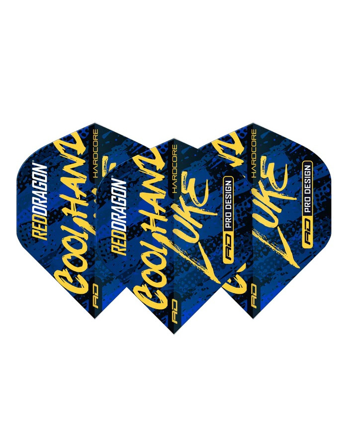 Red Dragon Luke Humphries Signature Blue Flights