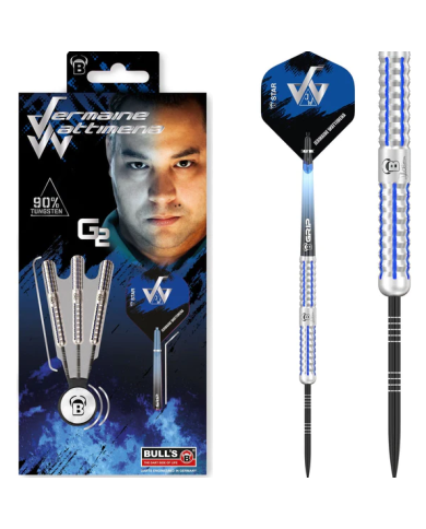 Bulls Jermaine Wattimena Gen 2 Steel Tip Darts 24g Bulls Jermaine Wattimena Gen 2 Steel Tip Darts 24g