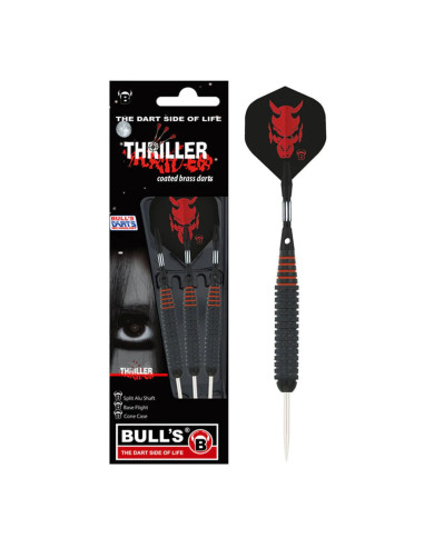 Bulls Thriller Knurled Brass Steel Tip Darts Bulls Thriller Knurled Brass Steel Tip Darts