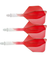 Condor AXE Gradient Dart Flights - Small Red