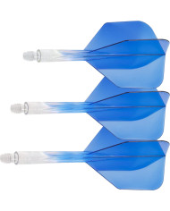 Condor AXE Gradient Dart Flights - Small Blue