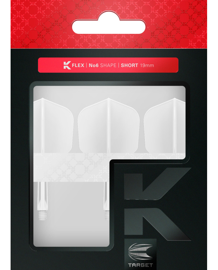 Target K-Flex Dart Flight System No6 - Clear