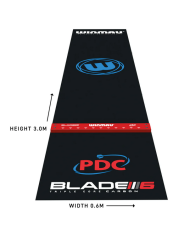 Winmau Pro-Zone Precision PVC Dart Mat with Oche