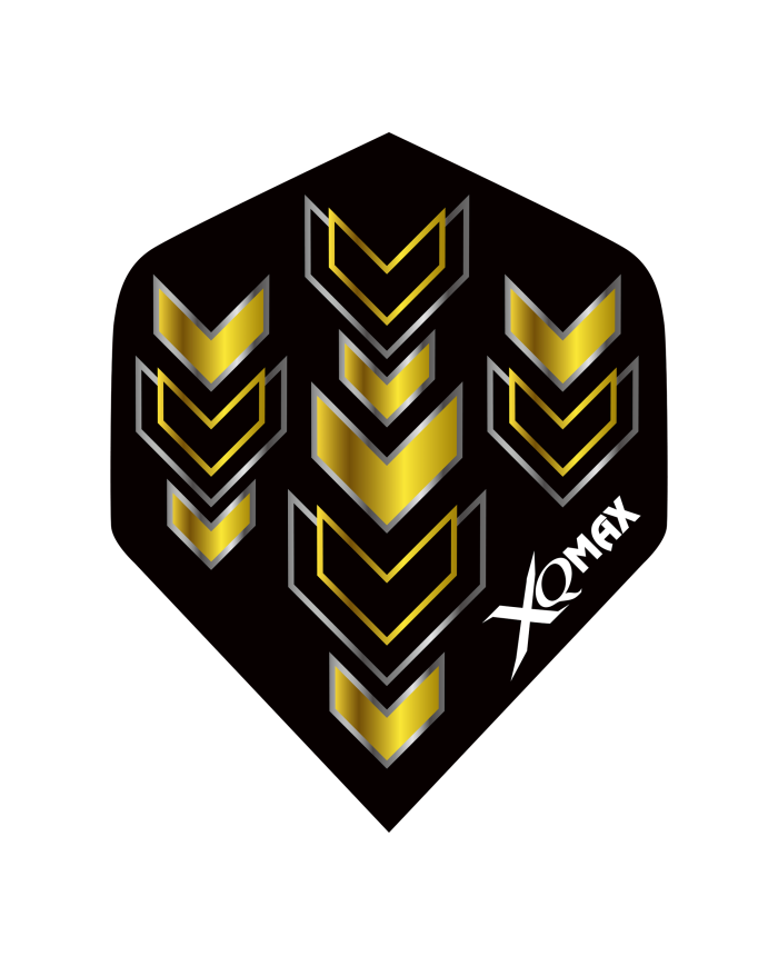 XQ Max 120 Micron Arrow Flights - Yellow/Black