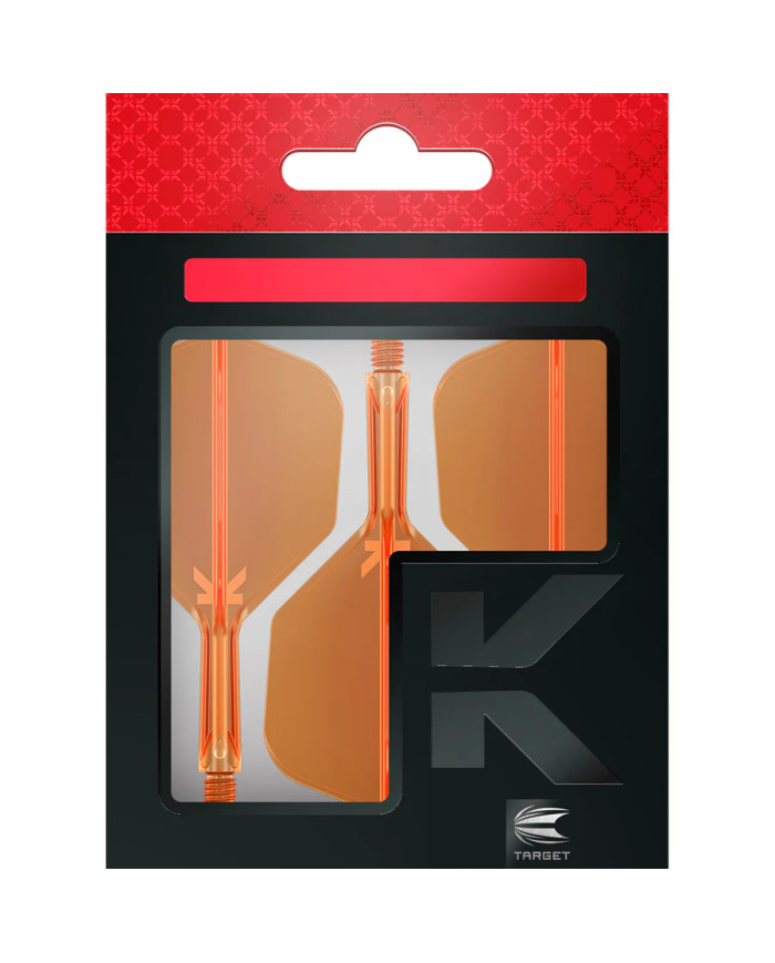 Target K-Flex Dart Flight System No.6 - Neon Orange