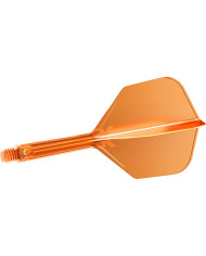 Target K-Flex Dart Flight System No.6 - Neon Orange