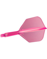 Target K-Flex Dart Flight System No.6 - Neon Pink